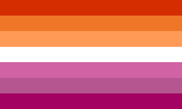 The community lesbian flag